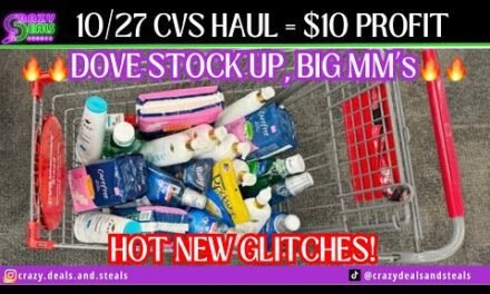 🎉10/27 CVS HAUL = $10 PROFIT🎉CURBSIDE & IN STORE CVS HAUL – EASY MM’s & DOVE STOCKUP* CVS COUPONING