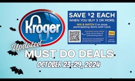 *RUN DEAL* Kroger UPDATED Must Do Deals for 10/23-10/29 | NEW FREEBIE, Mega Sale, & MORE