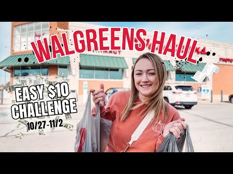 WALGREENS HAUL!! (10/27-11/2) all digital $10 challenge for beginners!