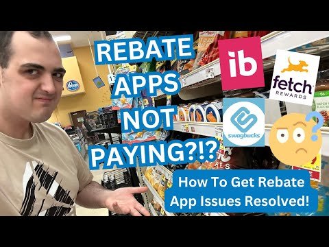 REBATE APPS NOT PAYING YOUR REBATES?!? ~ HOW TO GET REBATE APP ISSUES RESOLVED