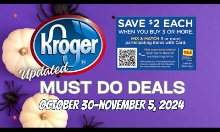 *Happy Halloween* Kroger UPDATED Must Do Deals for 10/30-11/5 | NEW Deals & MORE