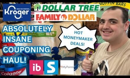 ABSOLUTELY INSANE COUPONING HAUL! ~ HOT MONEYMAKER DEALS ~ KROGER / DOLLAR TREE / FAMILY DOLLAR HAUL