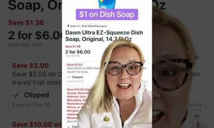 $1 on Dawn dish soap at Publix