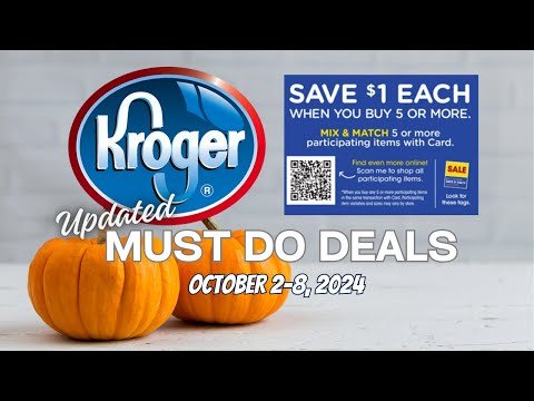 *IBOTTA FREEBIE* Kroger UPDATED (Again) Must Do Deals for 10/2-10/8 | Mega & MORE