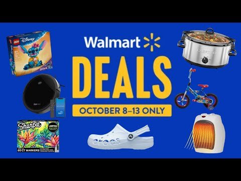 *HOLIDAY DEALS* Walmart’s DEALS FOR DAYS for 10/8-10/13 | Start Holiday Shopping in October