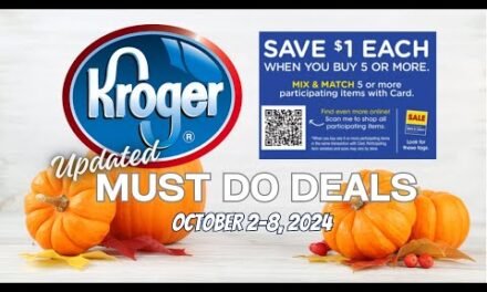 *3 FREEBIES* Kroger UPDATED (Again) Must Do Deals for 10/2-10/8 | Mega Sale & MORE!