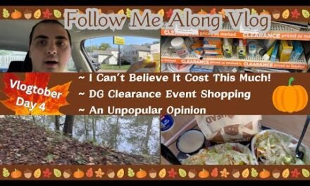 I CAN’T BELIEVE IT COST THIS MUCH! ~DG CLEARANCE EVENT SHOPPING~AN UNPOPULAR OPINION~VLOGTOBER DAY 4