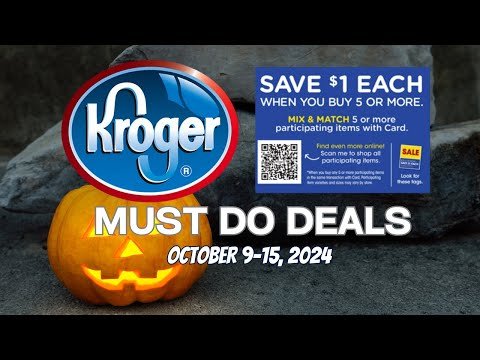 *CRAZY Deals!* Kroger MUST DO Deals for 10/9-10/15 | More Mega Sale, Weekly Digitals, & MORE