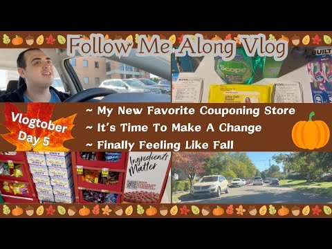 MY NEW FAVORITE COUPONING STORE! ~ IT’S TIME TO MAKE A CHANGE ~ FINALLY FEELS LIKE FALL~ VLOGTOBER 5