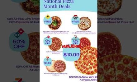 🍕 Free & Cheap Pizza Deals for National Pizza Month #pizza #pizzalover #freefood #freebies