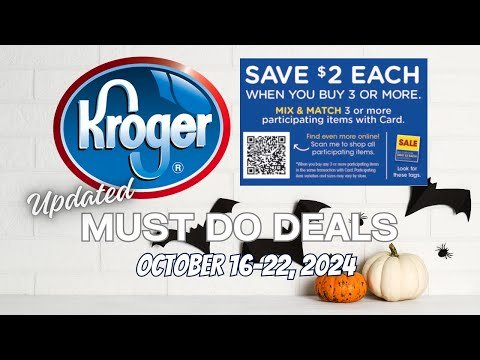 *25% Off Candy Deals* Kroger UPDATED Must Do Deals for 10/16-10/22 | Mega, $.99 Sale, & MORE