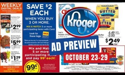 *$.99 Sale & MEGA* Kroger Ad Preview for 10/23-10/29 | Buy 3 Save $2 Each Mega Sale + MORE