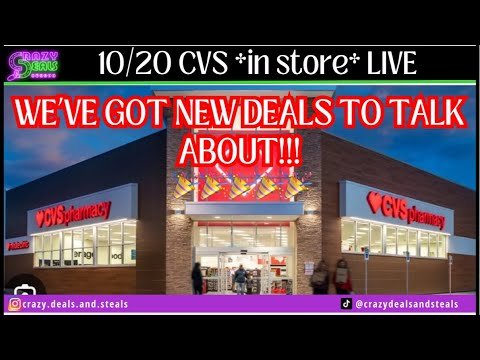 10/20 CVS *in store* LIVE! New Deals & New Coupons!! 10/20 CVS Couponing + Haul