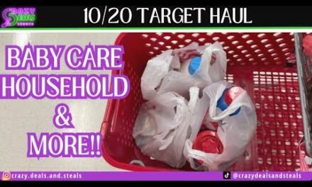 10/20 TARGET HAUL!! HOUSEHOLD, DOVE BABY CARE & MORE! 🎉 EASY TARGET COUPONING🏃‍♀️🏃‍♀️