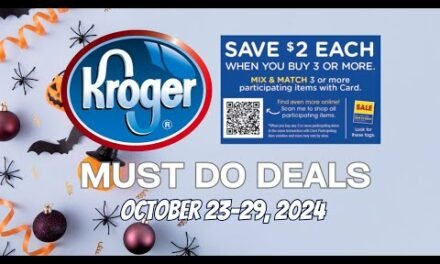 *$.99 Sale* Kroger MUST DO Deals for 10/23-10/29 | Buy 3 Save $2 Each Mega Sale & MORE