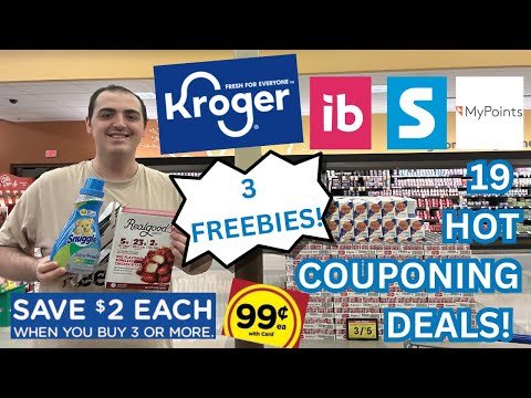 3 HOT FREEBIES AT KROGER! ~ 19 HOT KROGER COUPONING DEALS! ~ SO MANY DEALS RIGHT NOW ~ 10/23-10/29