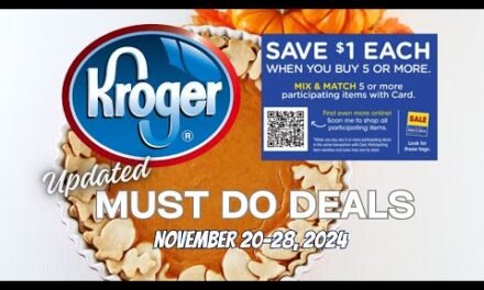 *MONEYMAKERS* Kroger MUST DO Deals for 11/20-11/28 | Run Mega Sale Deal + MORE!