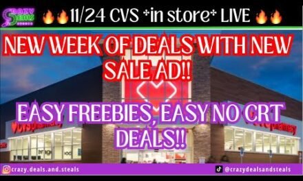 11/24 CVS *in store* LIVE!! New Sale Ad TODAY! Easy, No CRT deals & Testing NEW GLITCHES! CVS Haul