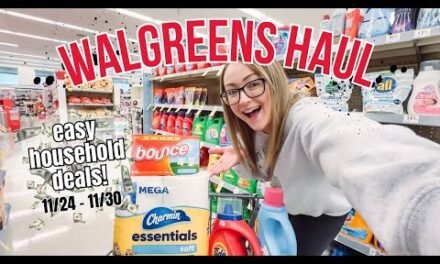 stocking up on household products! / Walgreens Haul (11/24-11/30)