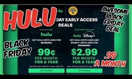 .99 Hulu Subscription || Hulu Black Friday Deal || $11.88 for a Whole Year of Hulu || Disney Plus