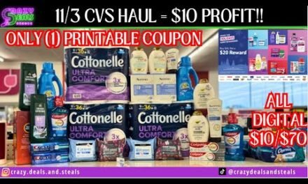 🎉11/3  CVS HAUL = $10 PROFIT🎉ALL DIGITAL DEALS + $10/$70 & Visa Card Deals! CVS DOGITAL COUPONING