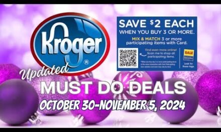 *Final Deals* Kroger UPDATED (again) MUST DO DEALS for 10/30-11/5 | Mega Sale Ending Soon