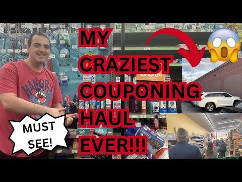 MY CRAZIEST COUPONING HAUL EVER!!! (MUST SEE!) ~ CRASHED THE REGISTER / MASSIVE LINE AT STORE / MORE