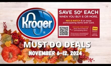 *NEW MEGA* Kroger MUST DO Deals for 11/6-11/12 | FREEBIE Buy 3 Save $5 Instantly Deal + MORE