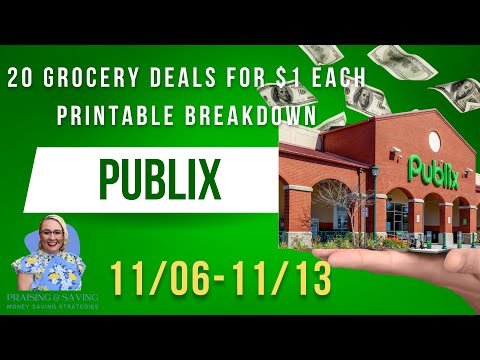 Publix Deals this Week for 11/06-11/13: All digital Deals on Grocery Items