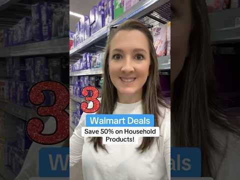 3 Easy Walmart Deals to Save 50% on HOUSEHOLD PRODUCTS!