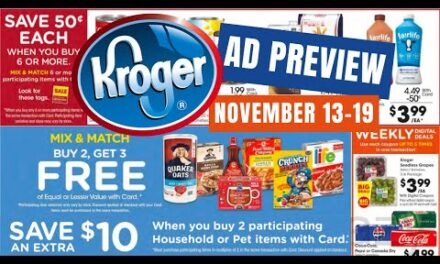 *B2G3 Sale* Kroger Ad Preview for 11/13-11/19 | MEGA SALE, Self-Care Event, Weekly Digitals, & MORE