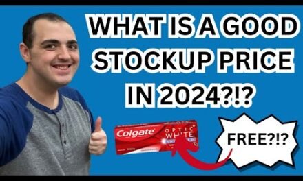 WHAT IS A GOOD STOCKUP PRICE IN 2024?!? ~ COUPONING PRICES YOU SHOULD PAY AND STOCK UP ON IN 2024!