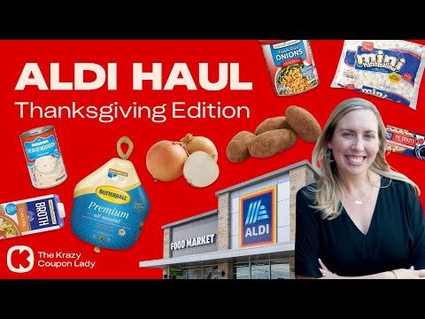 Aldi Thanksgiving Haul 2024: The $47 Thanksgiving Dinner Bundle!