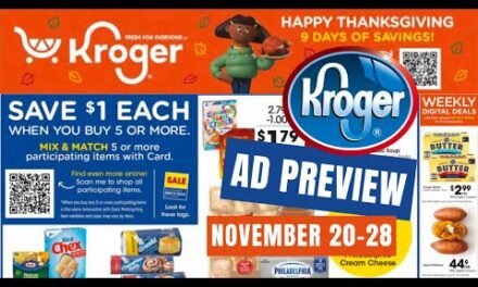 *9 Day Sale* Kroger Ad Preview for 11/20-11/28 | NEW MEGA SALE, 5x Weekly Digitals, & MORE