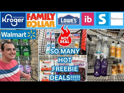 *SO MANY HOT FREEBIE DEALS!* ~ ABSOLUTELY INSANE COUPONING HAUL (ALL FREE) ~ WALMART/KROGER/LOWES/FD