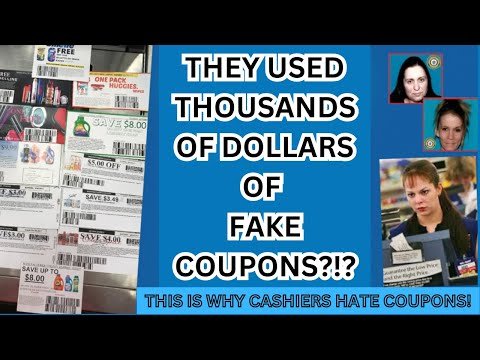 THIS IS WHY CASHIERS HATE COUPONERS! ~ THEY USED THOUSANDS OF DOLLARS IN FAKE COUPONS?!?