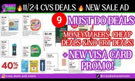 🔥11/24 CVS 9 MUST DO DEALS🎉MONEYMAKERS & CHEAP DEALS + NO CRT DEALS- CVS Couponing