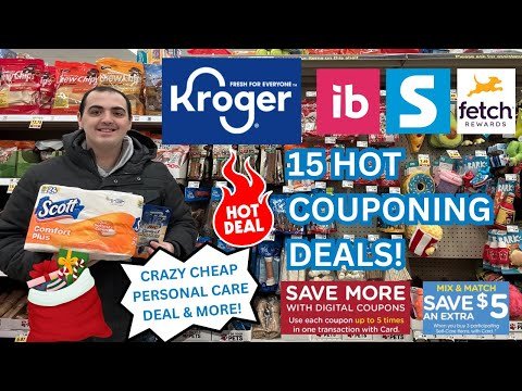 15 HOT KROGER COUPONING DEALS! ~ CRAZY CHEAP PERSONAL CARE DEALS & MORE ~ 12/18/24 – 12/25/24