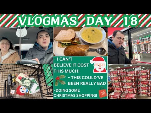 I CAN’T BELIEVE IT COST THIS MUCH! ~ THIS COULD’VE BEEN REALLY BAD ~ CHRISTMAS SHOPPING ~ VLOGMAS 18