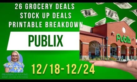 Publix Stock Up Deals 12/18-12/24 | Printable Breakdown + Savings with Publix App & IBOTTA