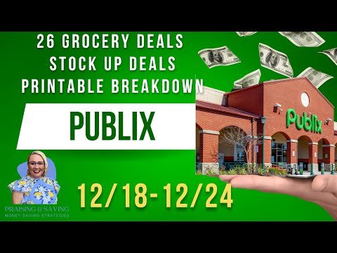 Publix Stock Up Deals 12/18-12/24 | Printable Breakdown + Savings with Publix App & IBOTTA