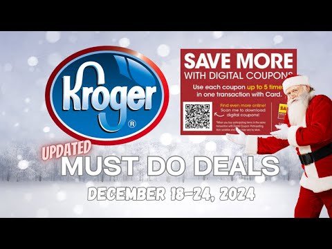 *Appetizers!* Kroger UPDATED Must Do Deals for 12/18-12/24 | MORE MEGA DEALS