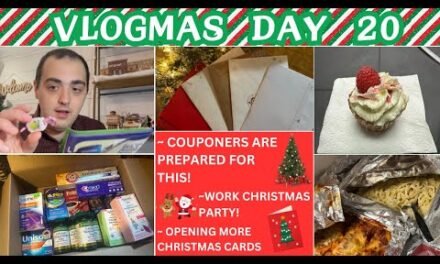 COUPONERS ARE PREPARED FOR THIS! ~ WORK CHRISTMAS PARTY ~ OPENING MORE CARDS ~ VLOGMAS DAY 20