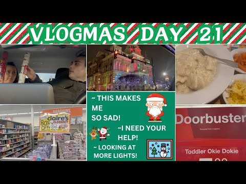 THIS MAKES ME SO SAD! ~ I NEED YOUR HELP! ~ LOOKING AT MORE CHRISTMAS LIGHTS ~ VLOGMAS DAY 21