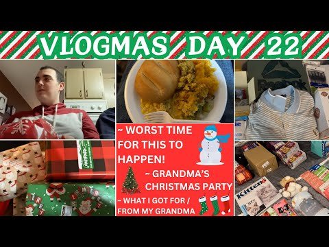 WORST TIME FOR THIS TO HAPPEN! ~ GRANDMA’S CHRISTMAS ~ WHAT I GOT FOR / FROM MY GRANDMA ~ VLOGMAS 22