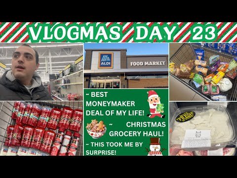 BEST MONEYMAKER DEAL OF MY LIFE! ~ CHRISTMAS GROCERY HAUL ~ THIS TOOK ME BY SURPRISE ~VLOGMAS DAY 23