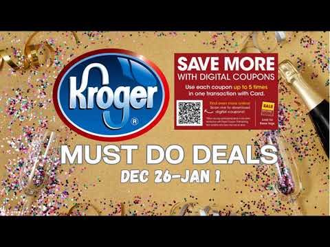 *NEW WEEK!* Kroger MUST DO Deals for 12/26-1/1 | NEW Weekly Digitals + More 5x Digital Deals