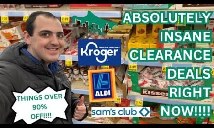 *RUN* (STUFF OVER 90% OFF) ~ ABSOLUTELY INSANE CLEARANCE DEALS RIGHT NOW! ~ALDI / KROGER / SAMS CLUB
