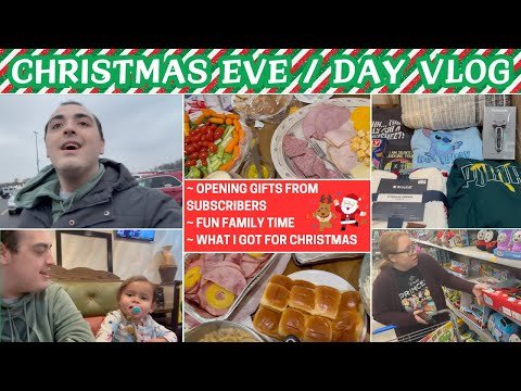 CHRISTMAS EVE / CHRISTMAS DAY 2024 ~ OPENING GIFTS FROM SUBSCRIBERS / WHAT I GOT / FUN FAMILY TIME