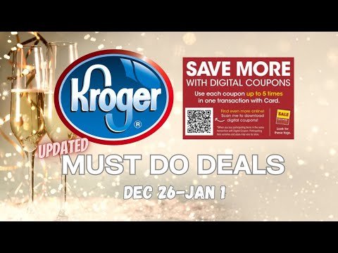 *FINAL DEALS* Kroger UPDATED Must Do Deals for 12/26-1/1 | MORE 5x DIGITAL DEALS + Extra
